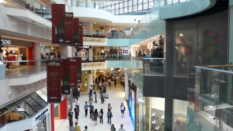 Raffles City Singapore: iconic shopping mall and mixed-use complex in the civic district.